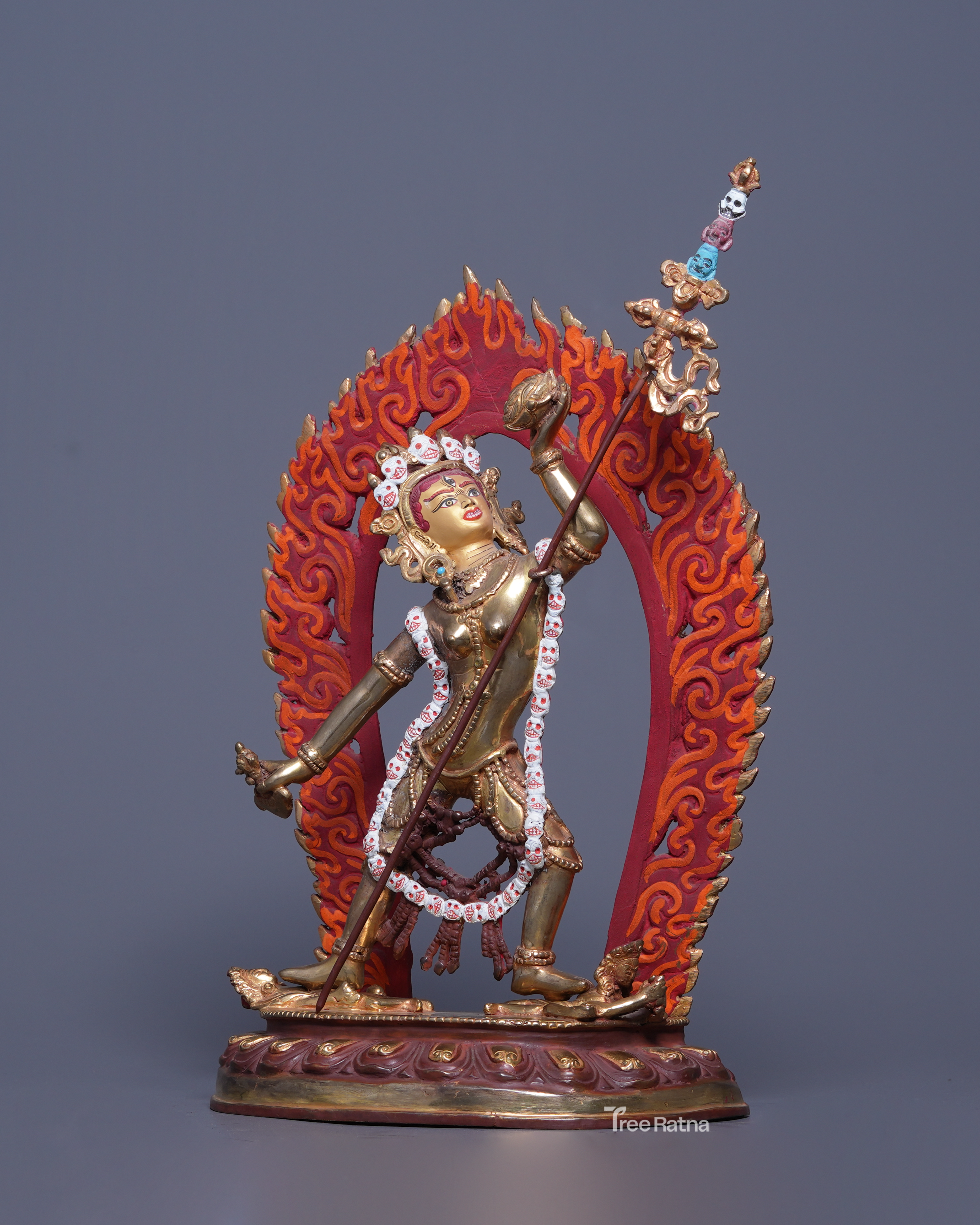 Vajrayogini 24K Gold Statue – Buddhist Tantric Sacred Art