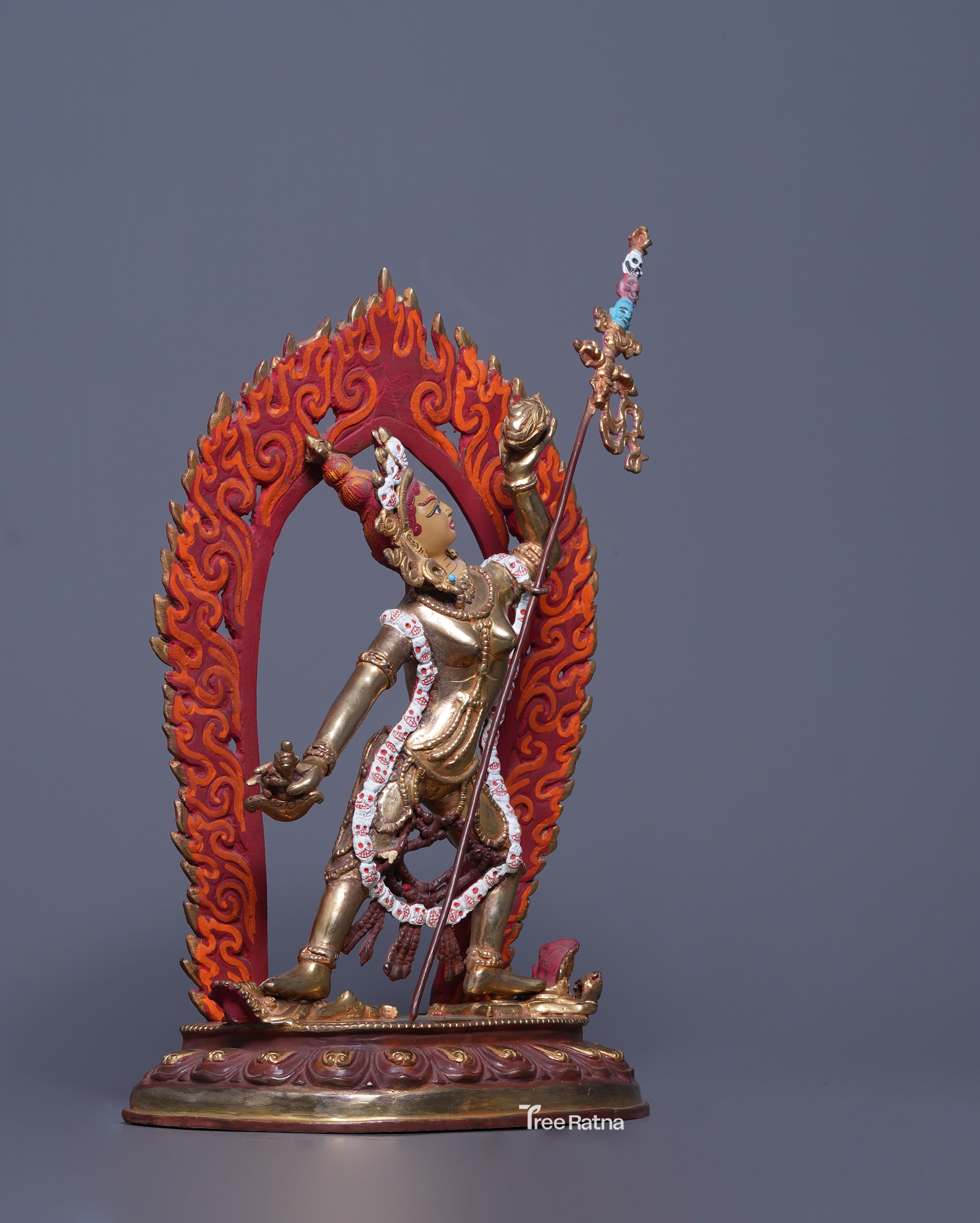 Vajrayogini 24K Gold Statue – Buddhist Tantric Sacred Art