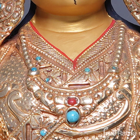 Guru Rinpoche Statue – 24K Gold Gilded Blessing of the Lotus-Born