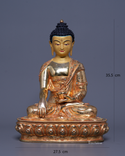 Shakyamuni Buddha Statue with Disciples – Sacred Wisdom Sculpture