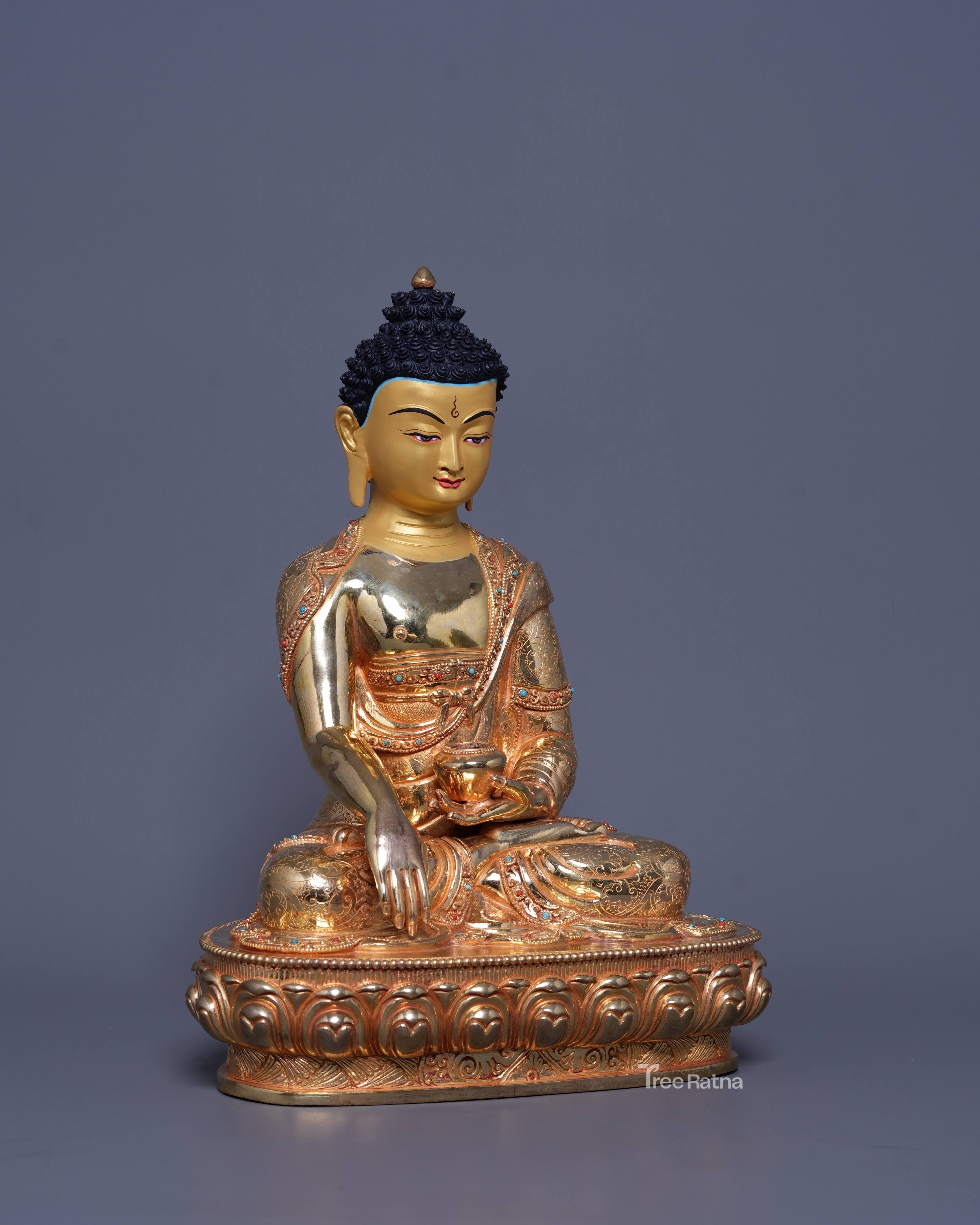 Shakyamuni Buddha Statue with Disciples – Sacred Wisdom Sculpture