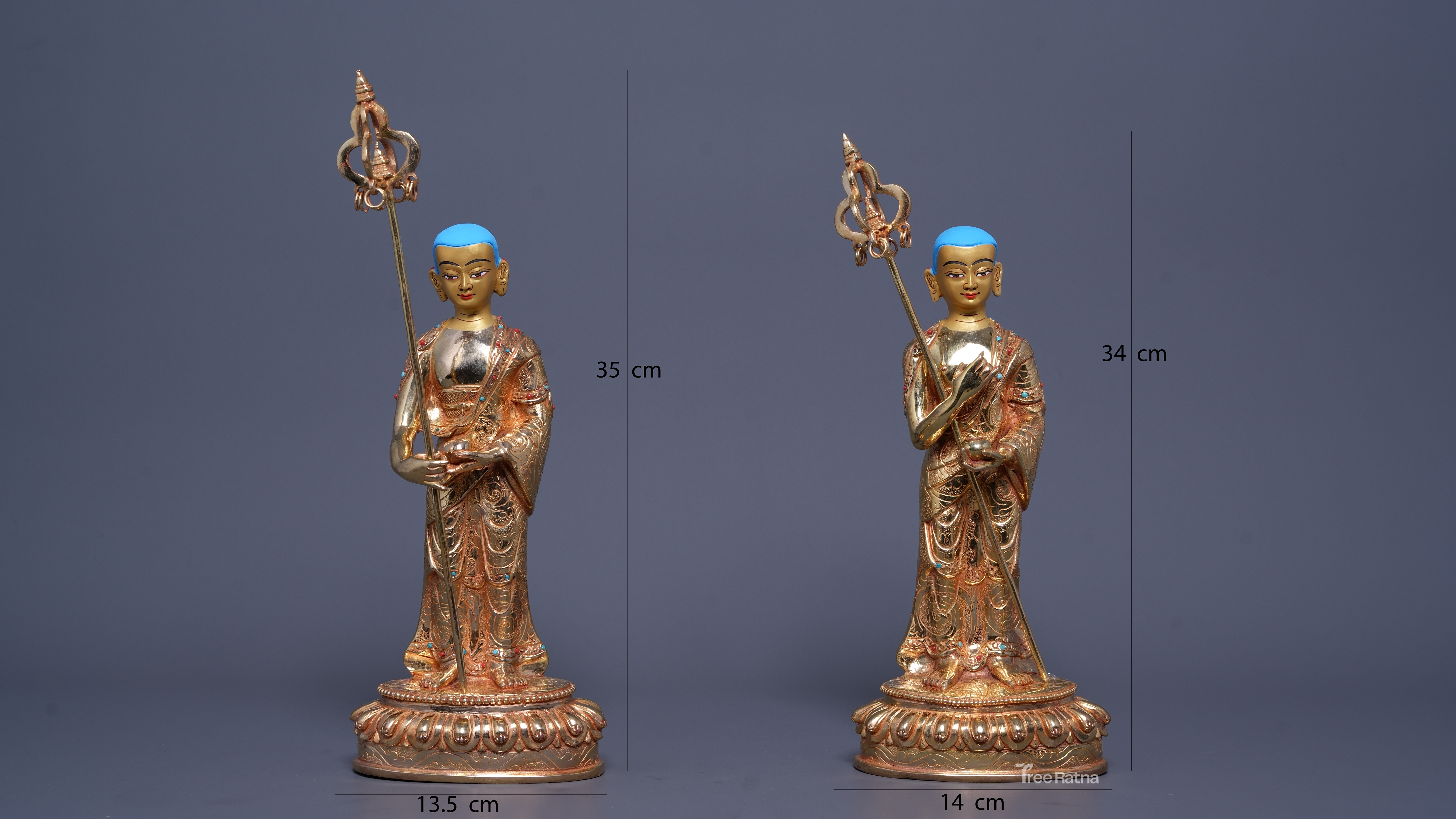 Shakyamuni Buddha Statue with Disciples – Sacred Wisdom Sculpture