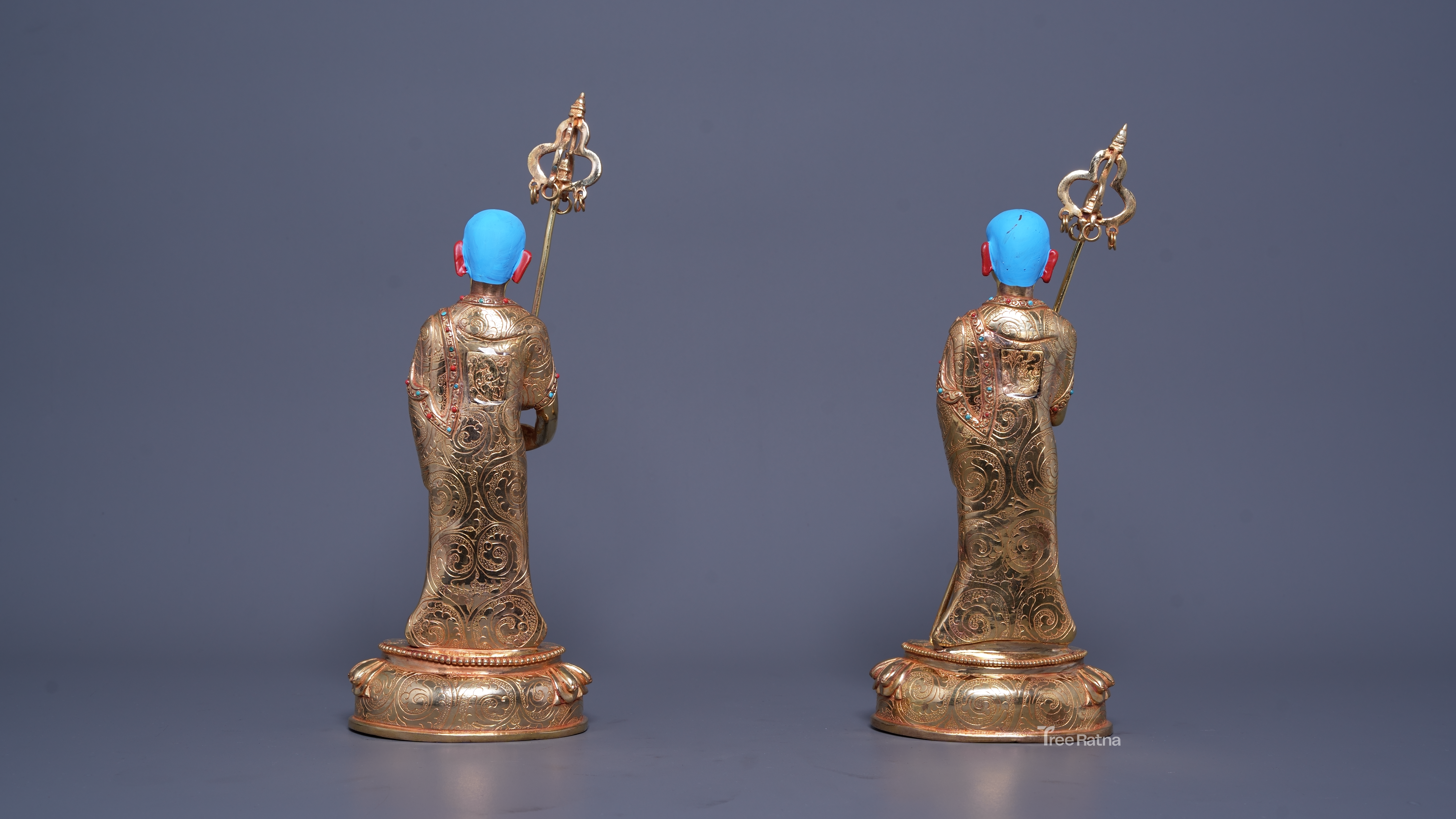 Shakyamuni Buddha Statue with Disciples – Sacred Wisdom Sculpture
