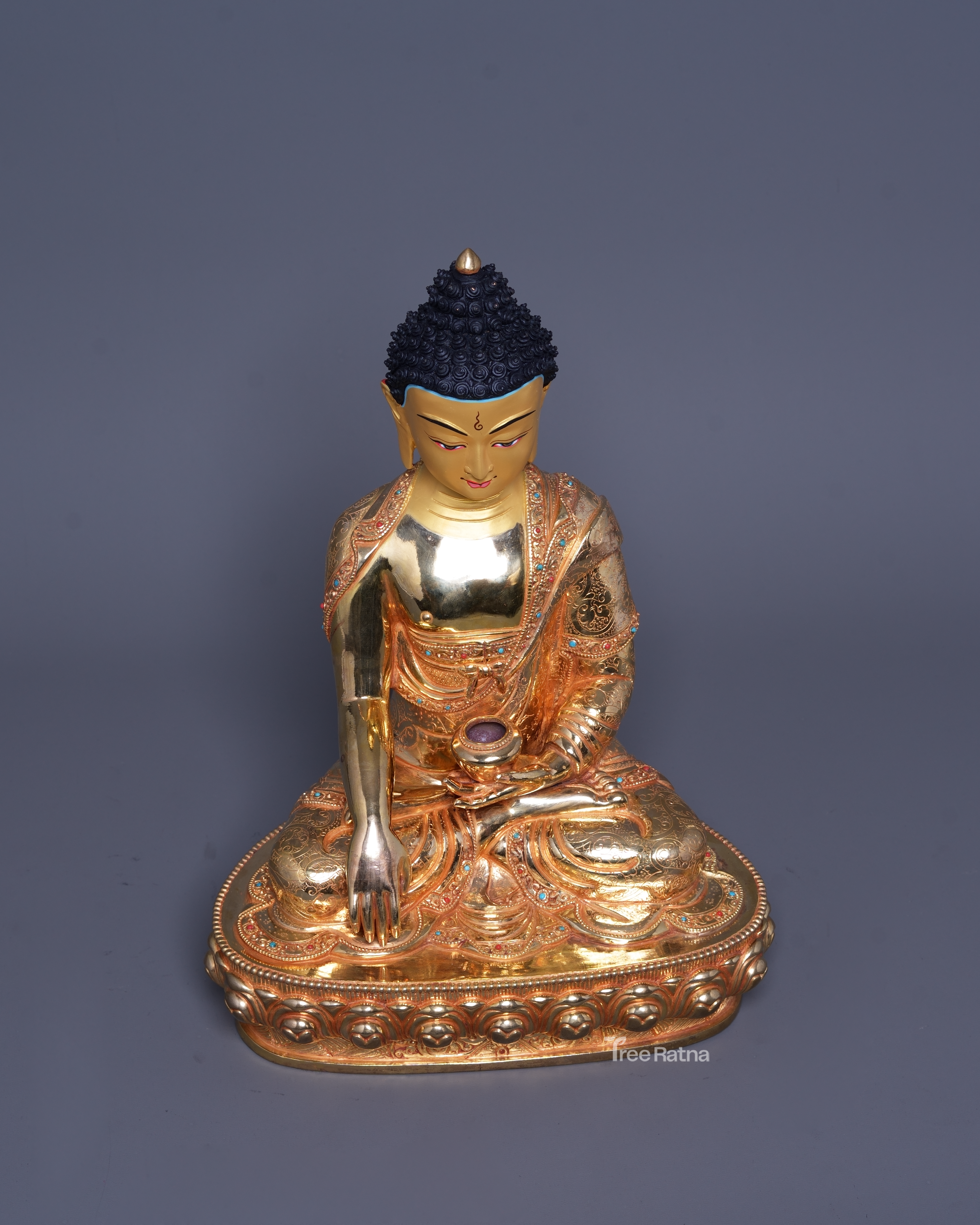 Shakyamuni Buddha Statue with Disciples – Sacred Wisdom Sculpture