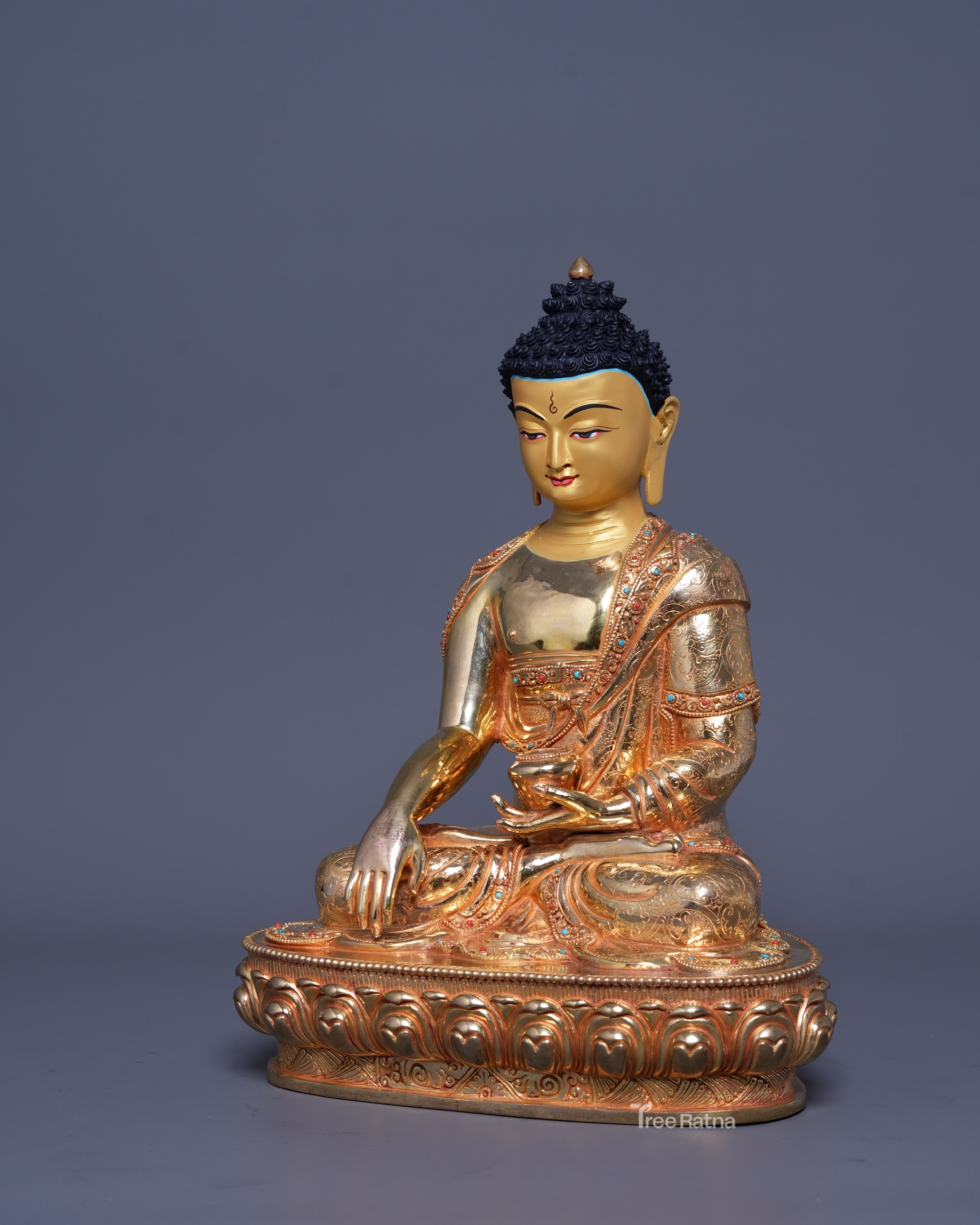 Shakyamuni Buddha Statue with Disciples – Sacred Wisdom Sculpture