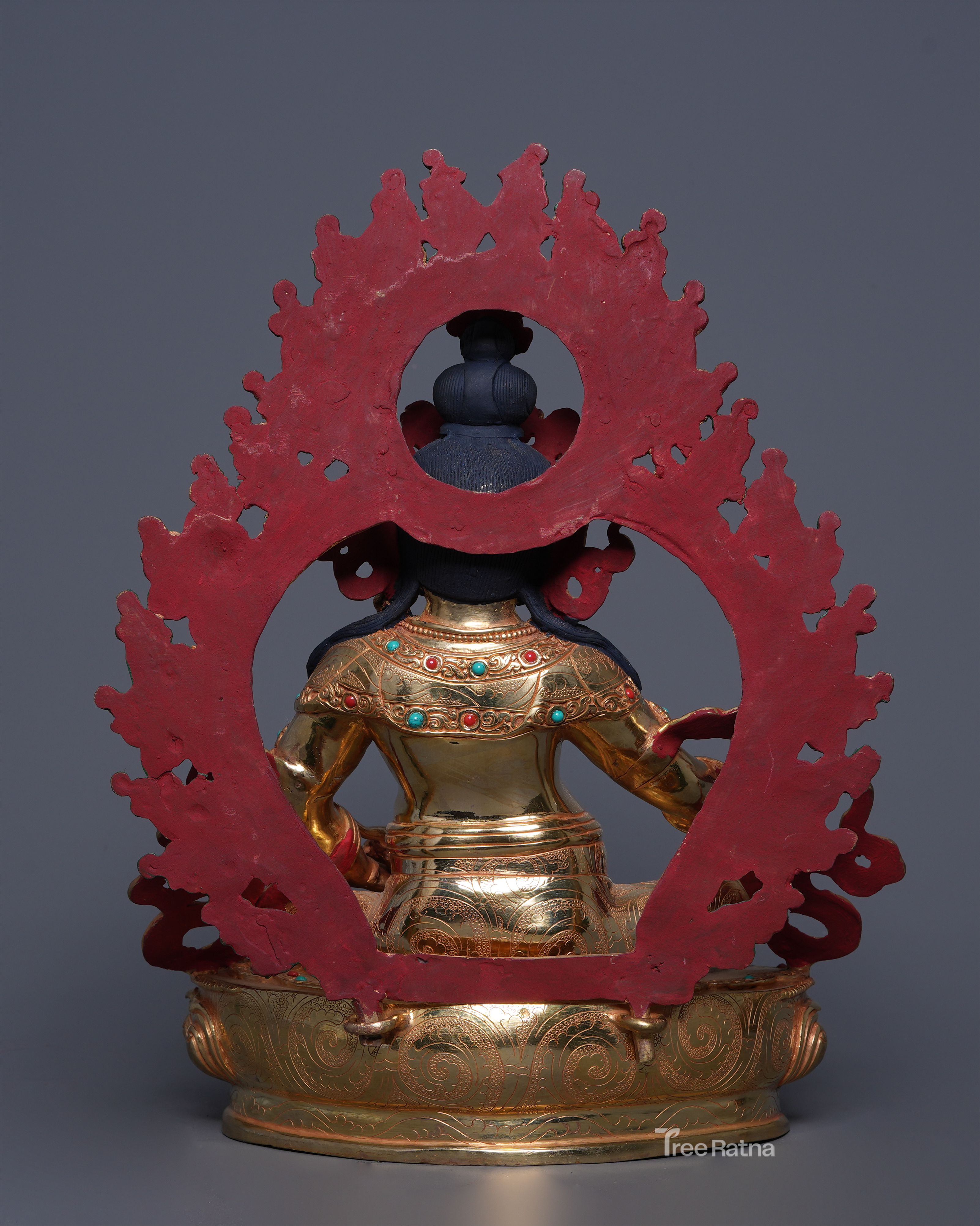 Dzambala 24K Gold Statue – Lord of Wealth & Abundance