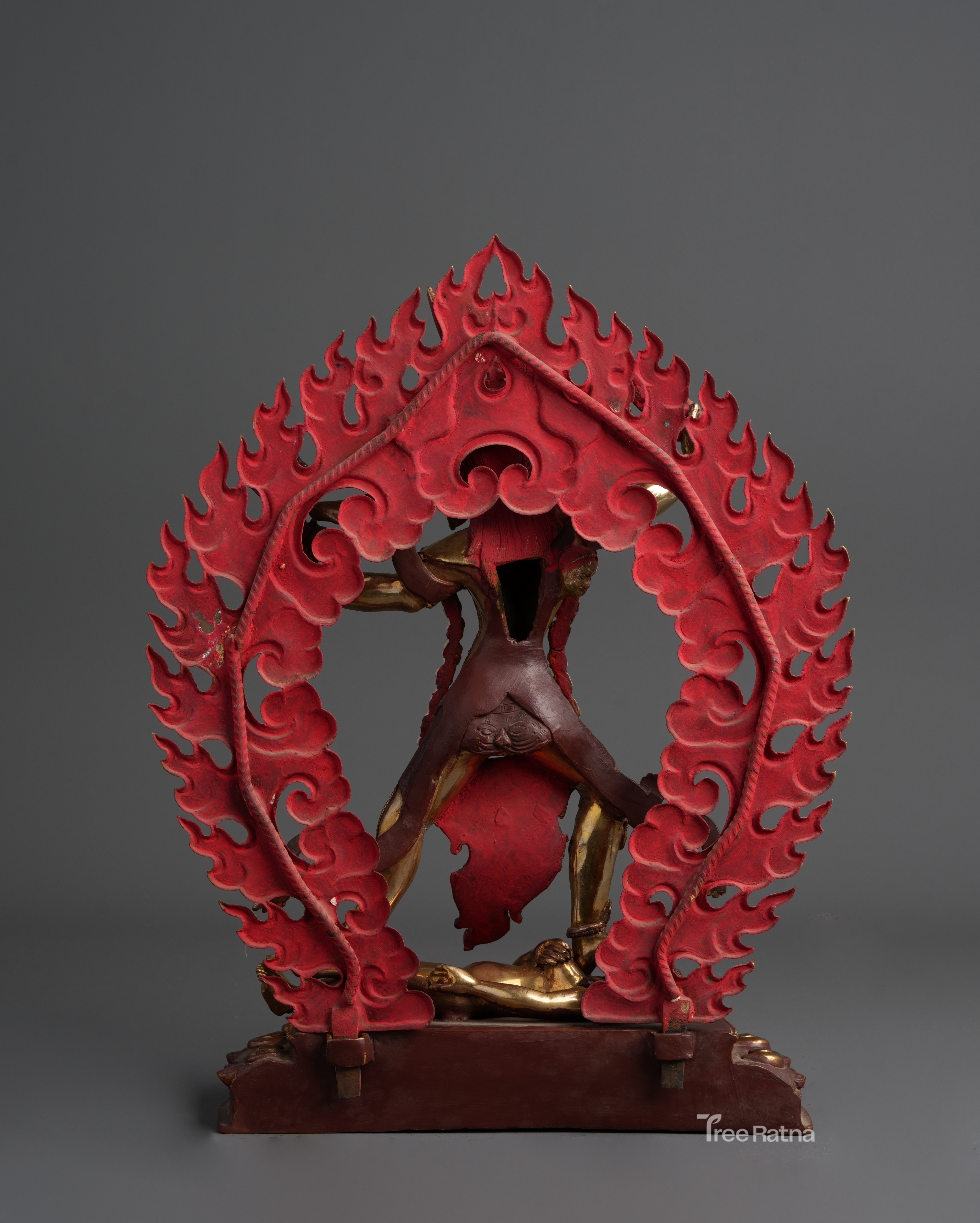Ekajati Statue with 24k Gold & Gemstones – Handcrafted Spiritual Protector