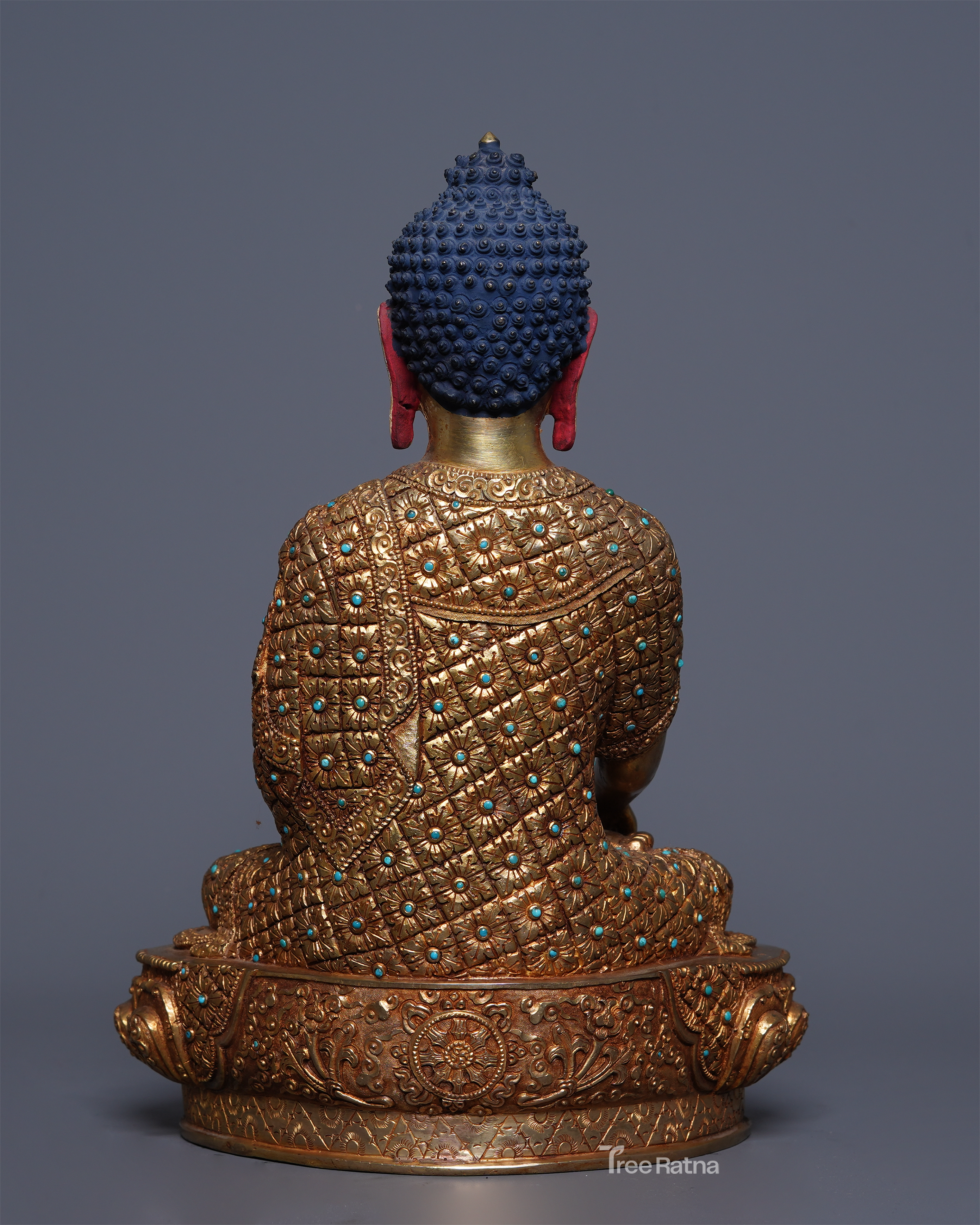 24K Gold Shakyamuni Buddha – Timeless Buddhist Masterpiece